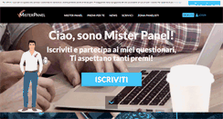 Desktop Screenshot of misterpanel.it